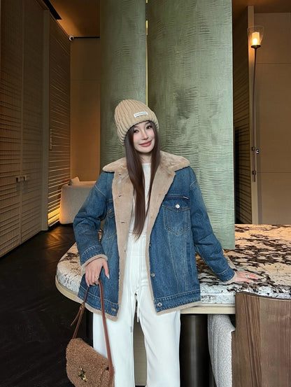 Ral NEW denim padded jacket