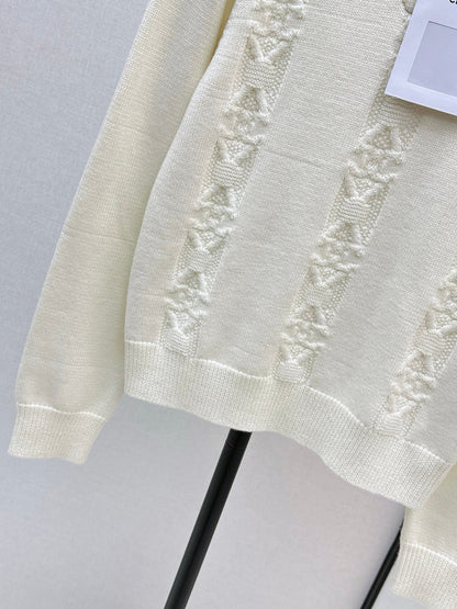 Chan NEW zip knitted sweater