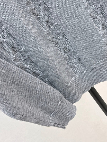 Chan NEW zip knitted sweater