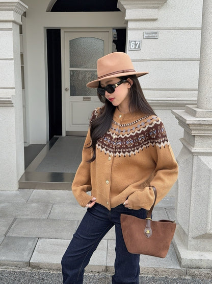 Loro NEW Fair Isle cardigan