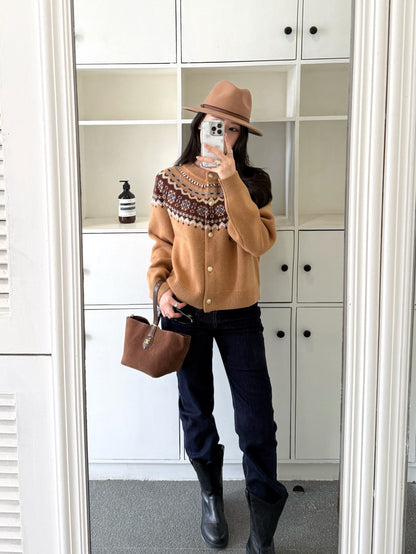 Loro NEW Fair Isle cardigan