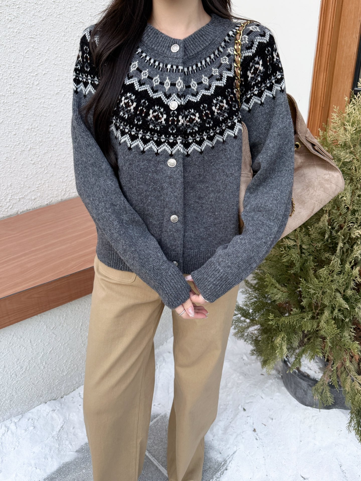 Loro NEW Fair Isle cardigan