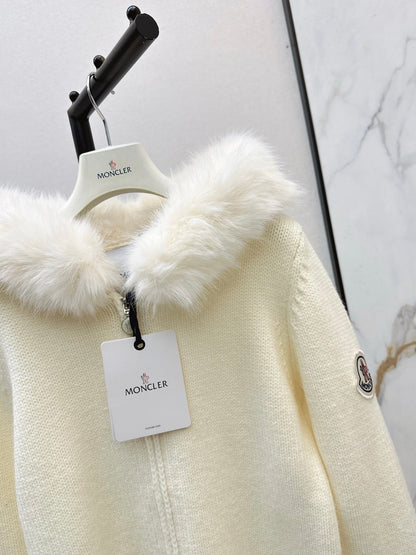 Monc NEW Detachable hooded knit jacket