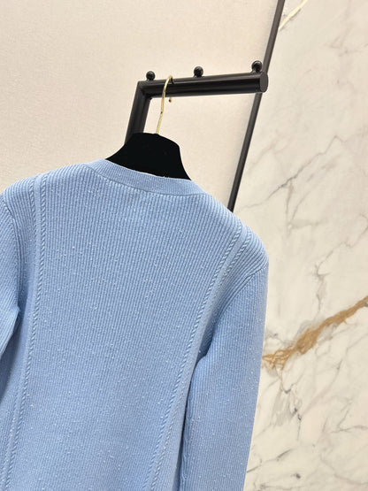 Chan NEW Jacquard knit cardigan