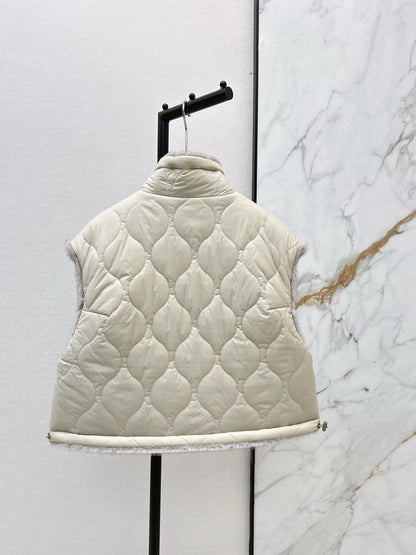 Brun NEW Reversible faux fur vest