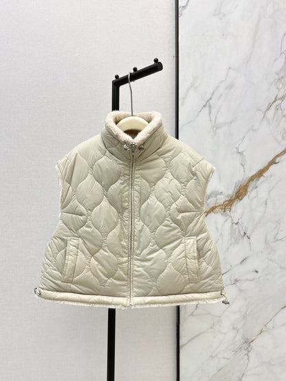 Brun NEW Reversible faux fur vest