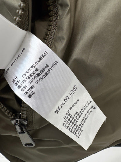 Brun NEW Reversible woven hooded down jacket