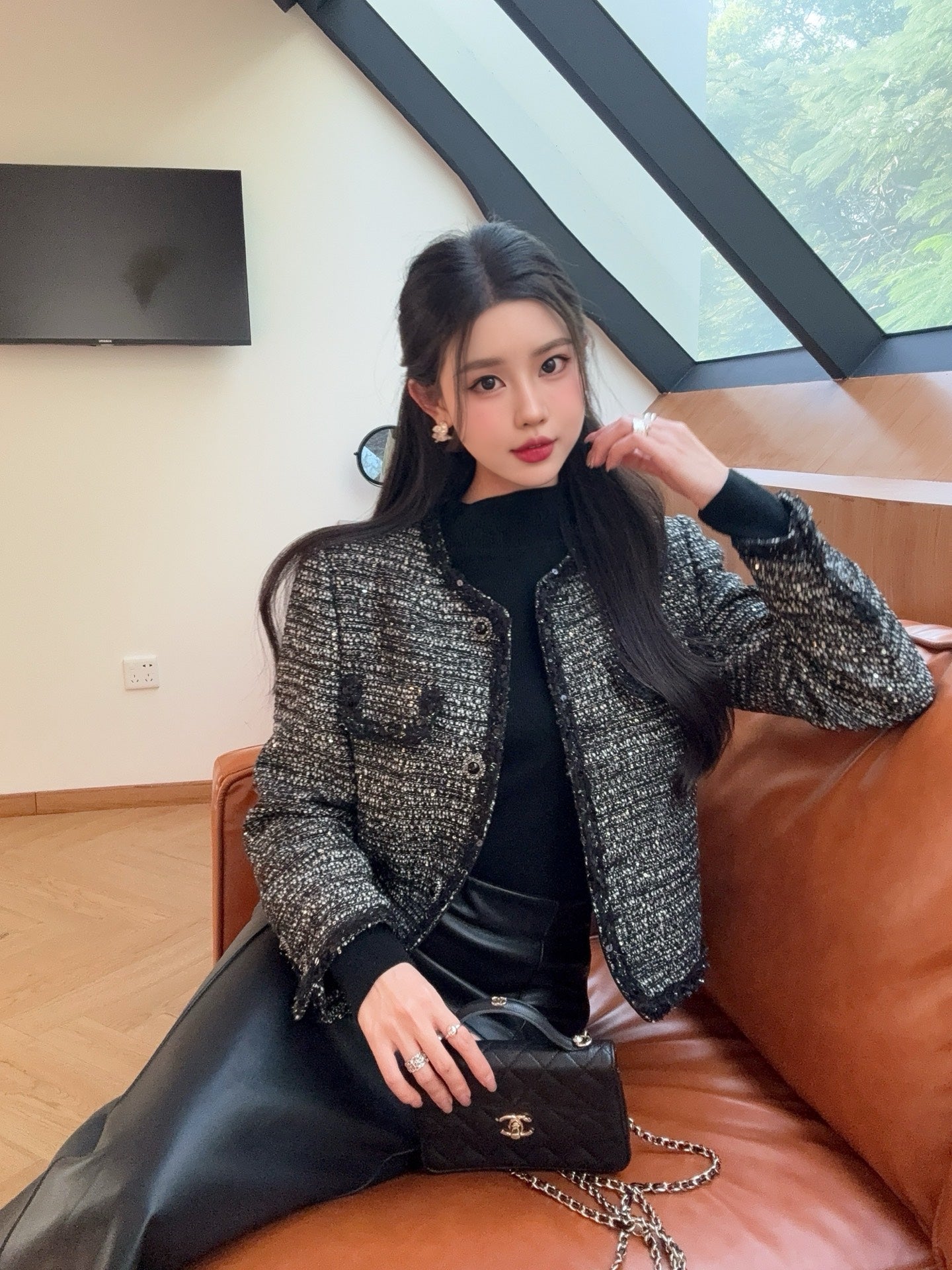 Chan NEW woven jacket