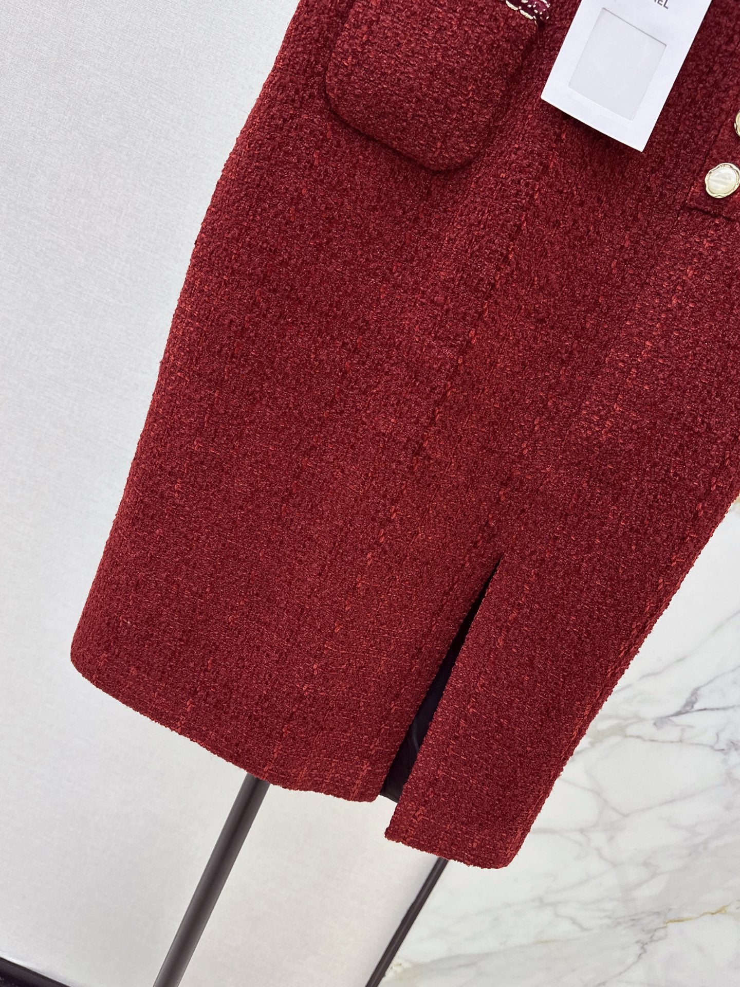 Chan NEW woven A-line skirt