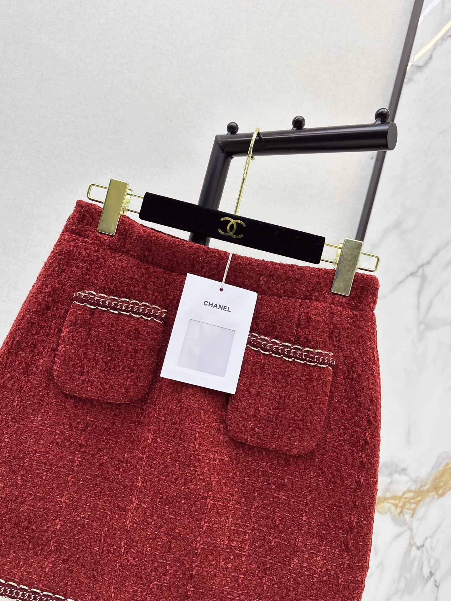 Chan NEW woven skirt