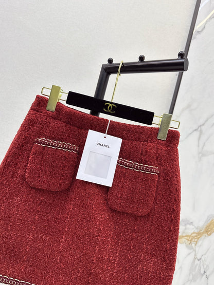 Chan NEW woven skirt