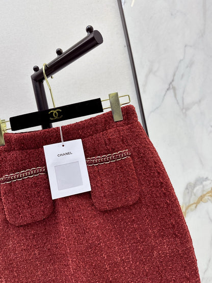 Chan NEW woven skirt