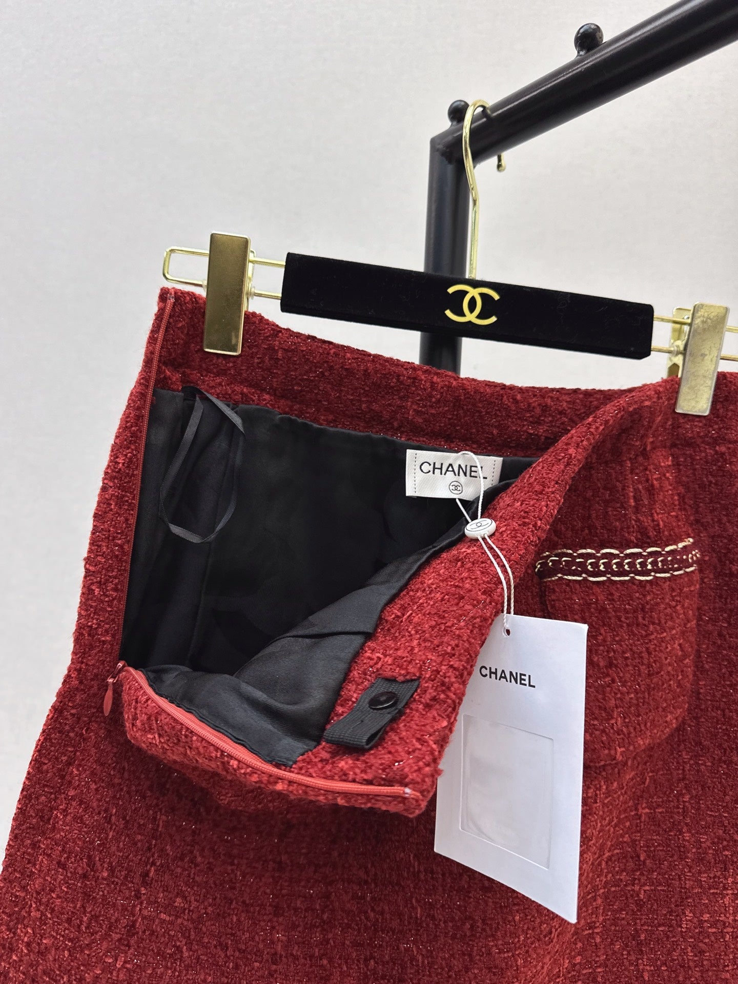 Chan NEW woven skirt