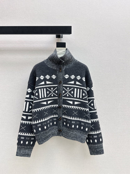 Loro NEW fair isle wool cardigan