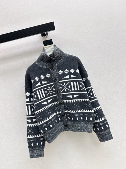 Loro NEW fair isle wool cardigan
