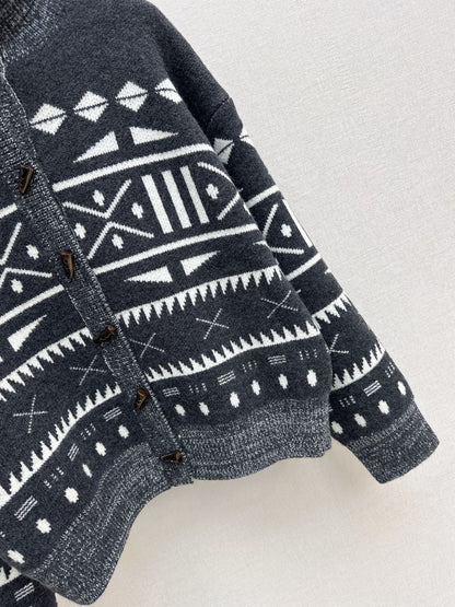 Loro NEW fair isle wool cardigan