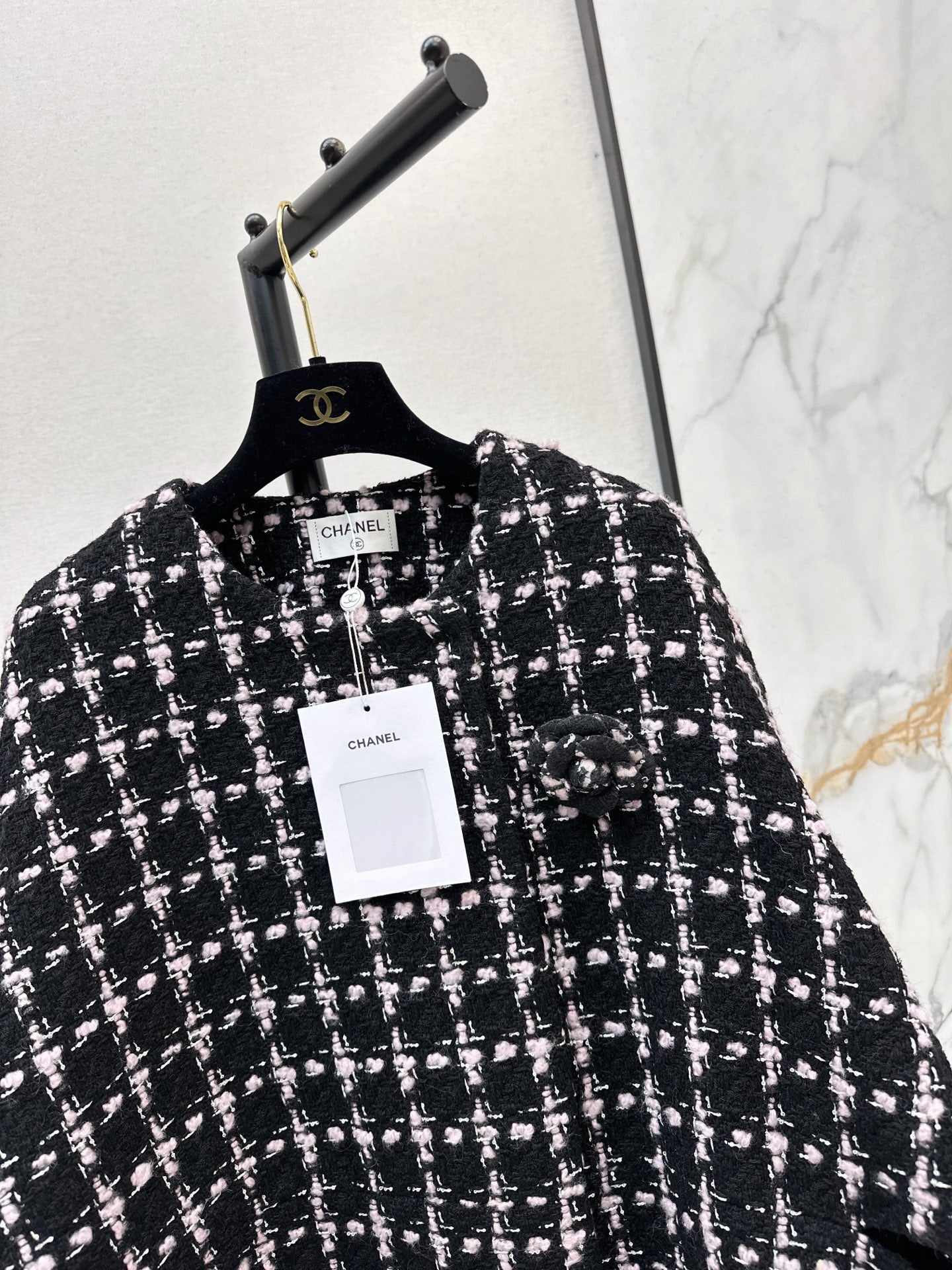 Chan NEW plaid cape coat