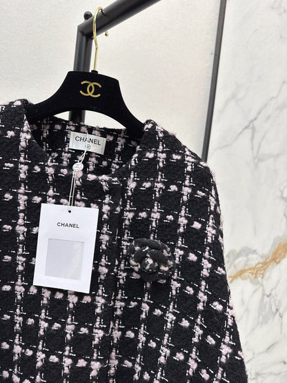 Chan NEW plaid cape coat