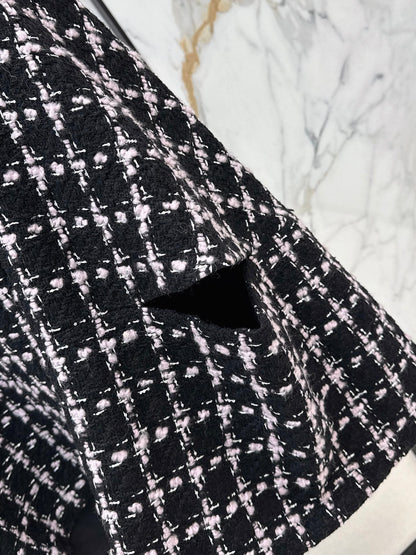 Chan NEW plaid cape coat