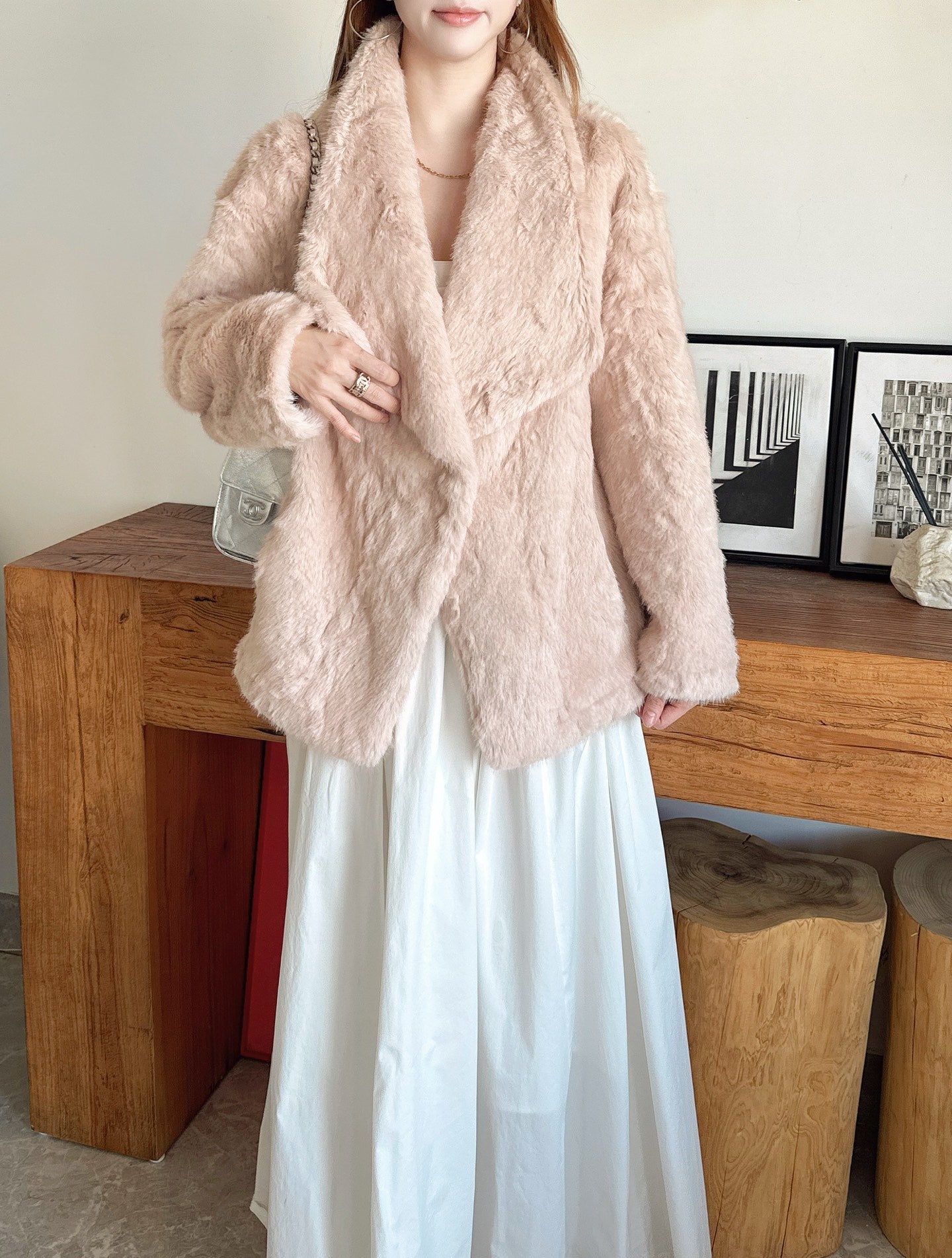 Fend NEW fur fleece jacket