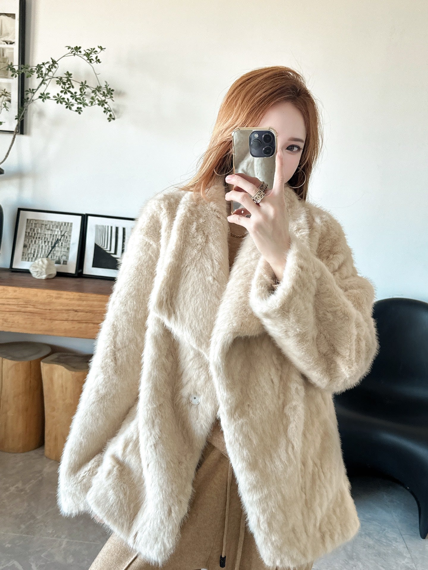 Fend NEW fur fleece jacket