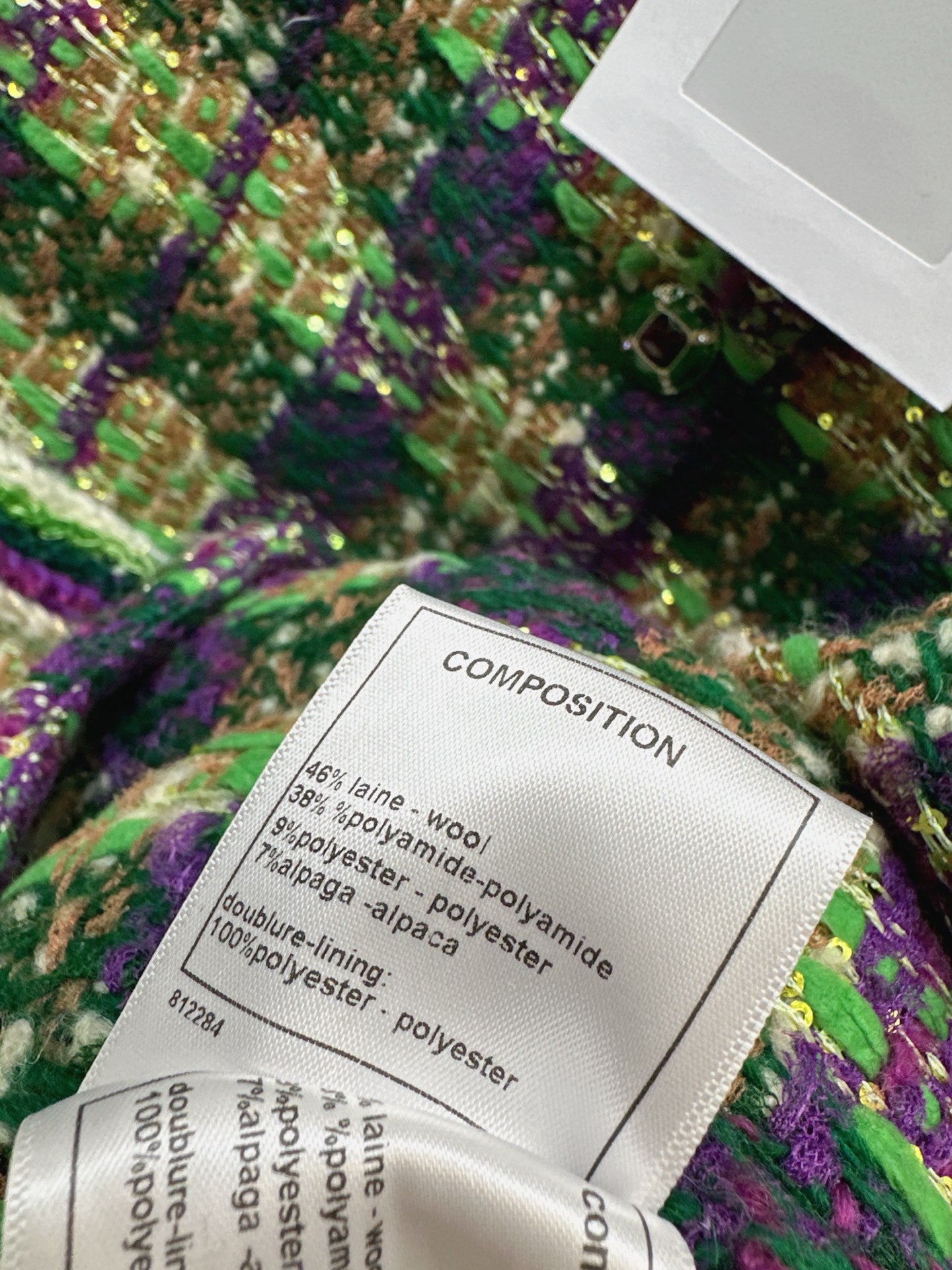 Chan NEW woven plaid vest