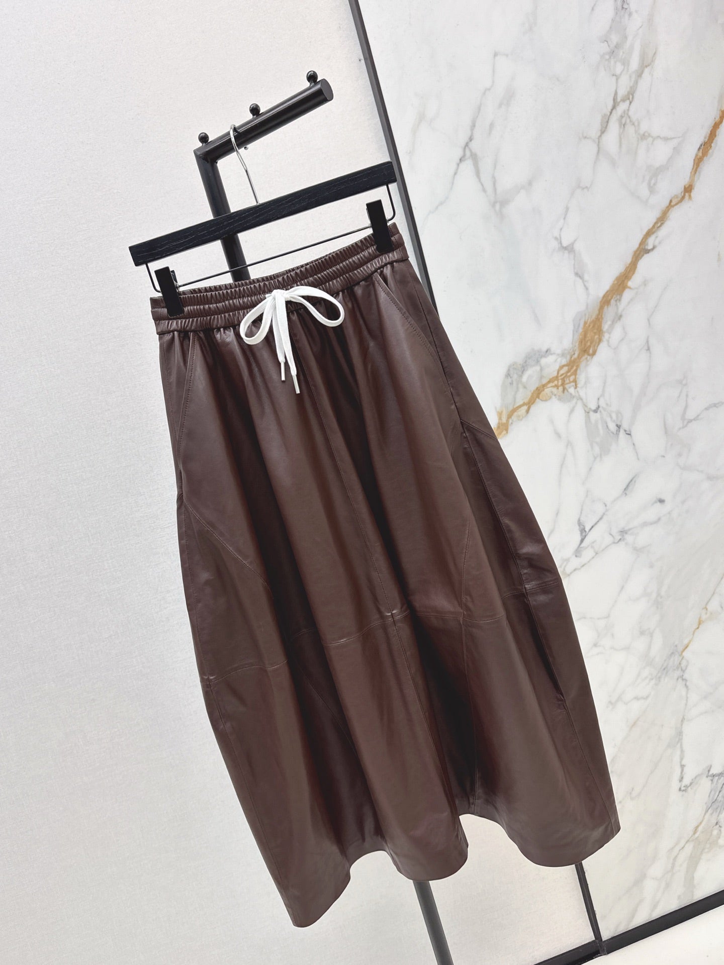 Row NEW leather skirt