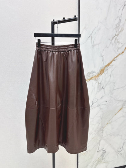 Row NEW leather skirt