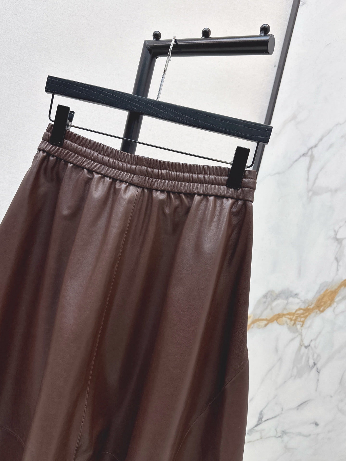 Row NEW leather skirt