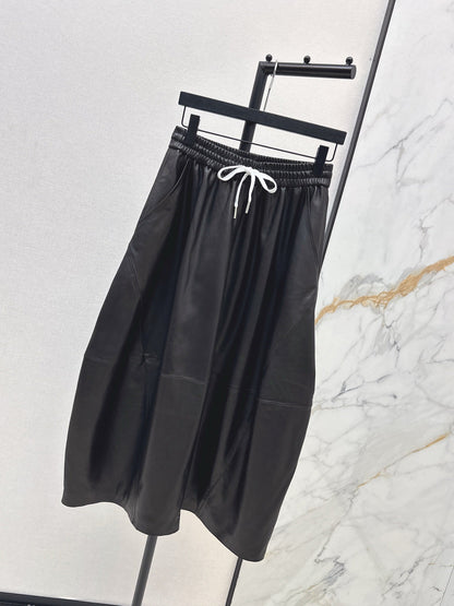 Row NEW leather skirt