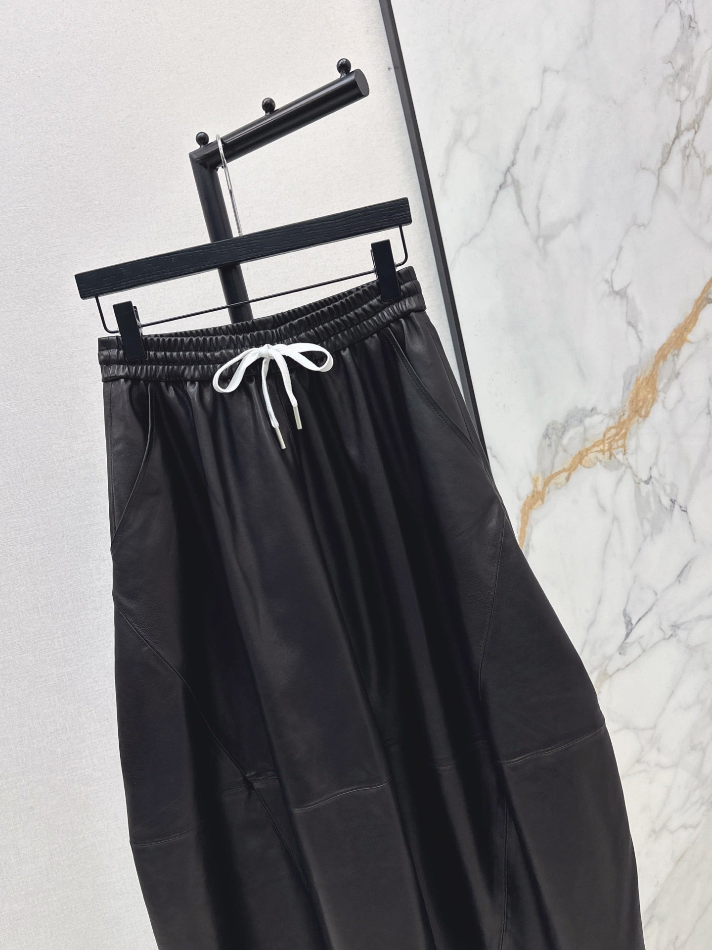 Row NEW leather skirt