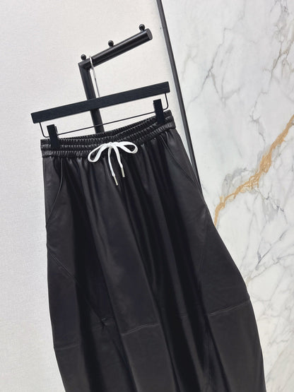 Row NEW leather skirt