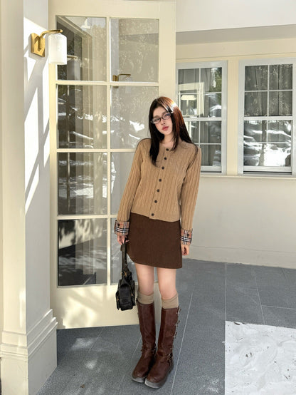 Brun NEW knitted cardigan