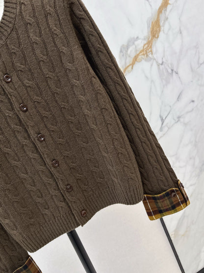 Brun NEW knitted cardigan