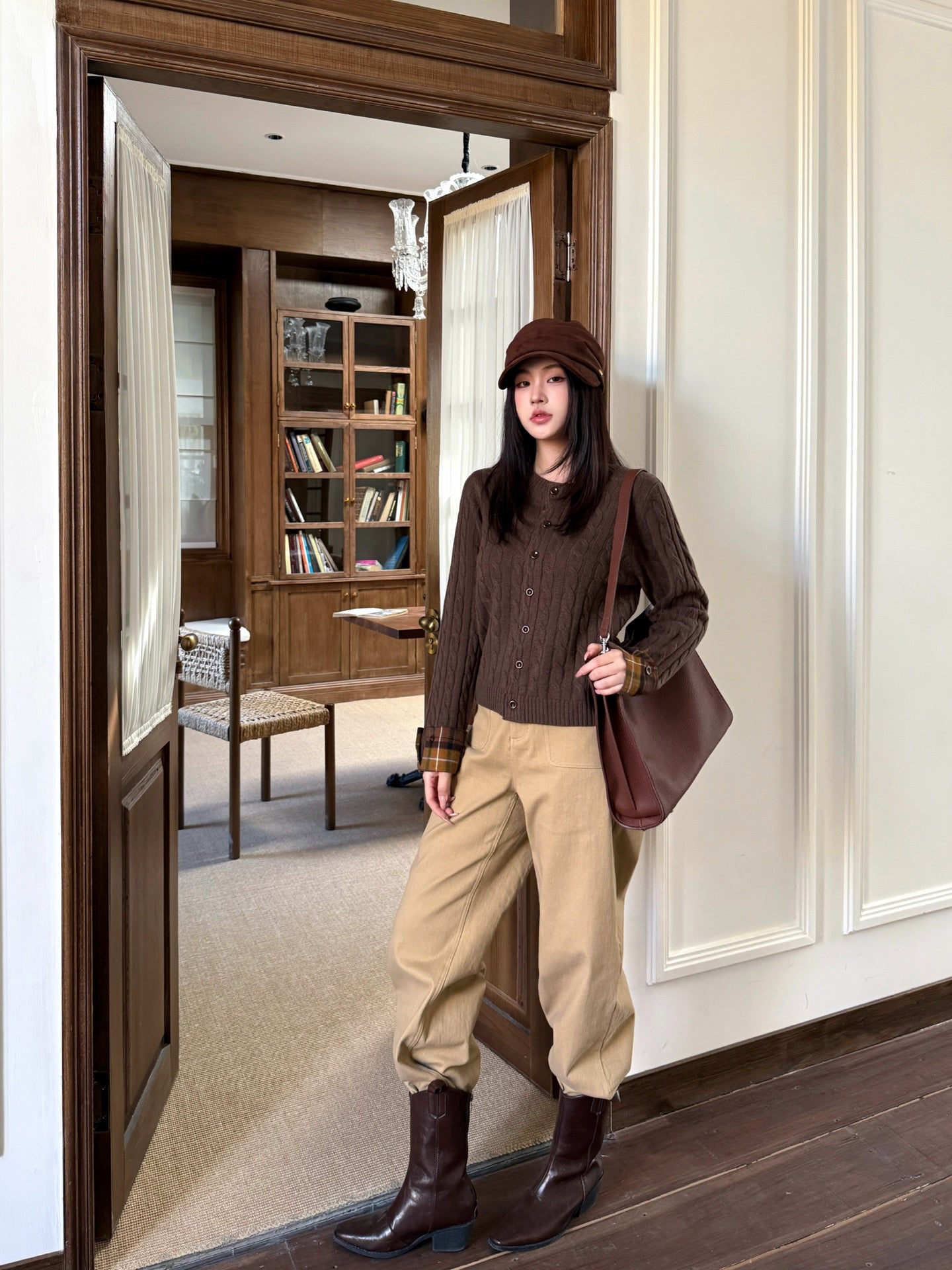 Brun NEW knitted cardigan