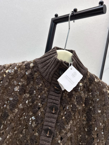 Brun NEW sequined vest