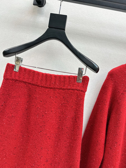 Brun NEW knitted suit