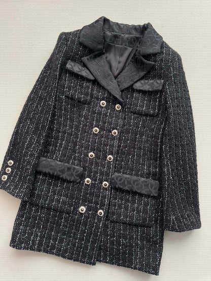 Chan NEW Jacquard tweed jacket