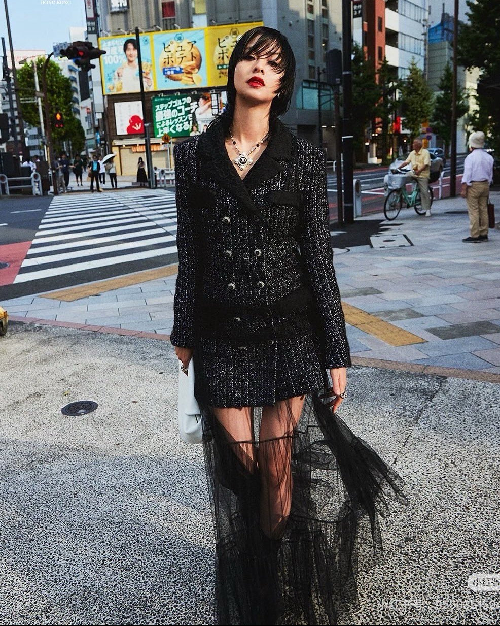 Chan NEW Jacquard tweed jacket