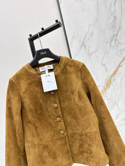 CD NEW suede leather jacket