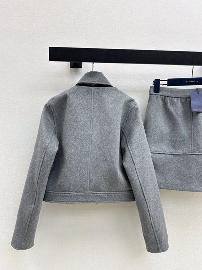 Louis NEW Woolen jacket  skirt set