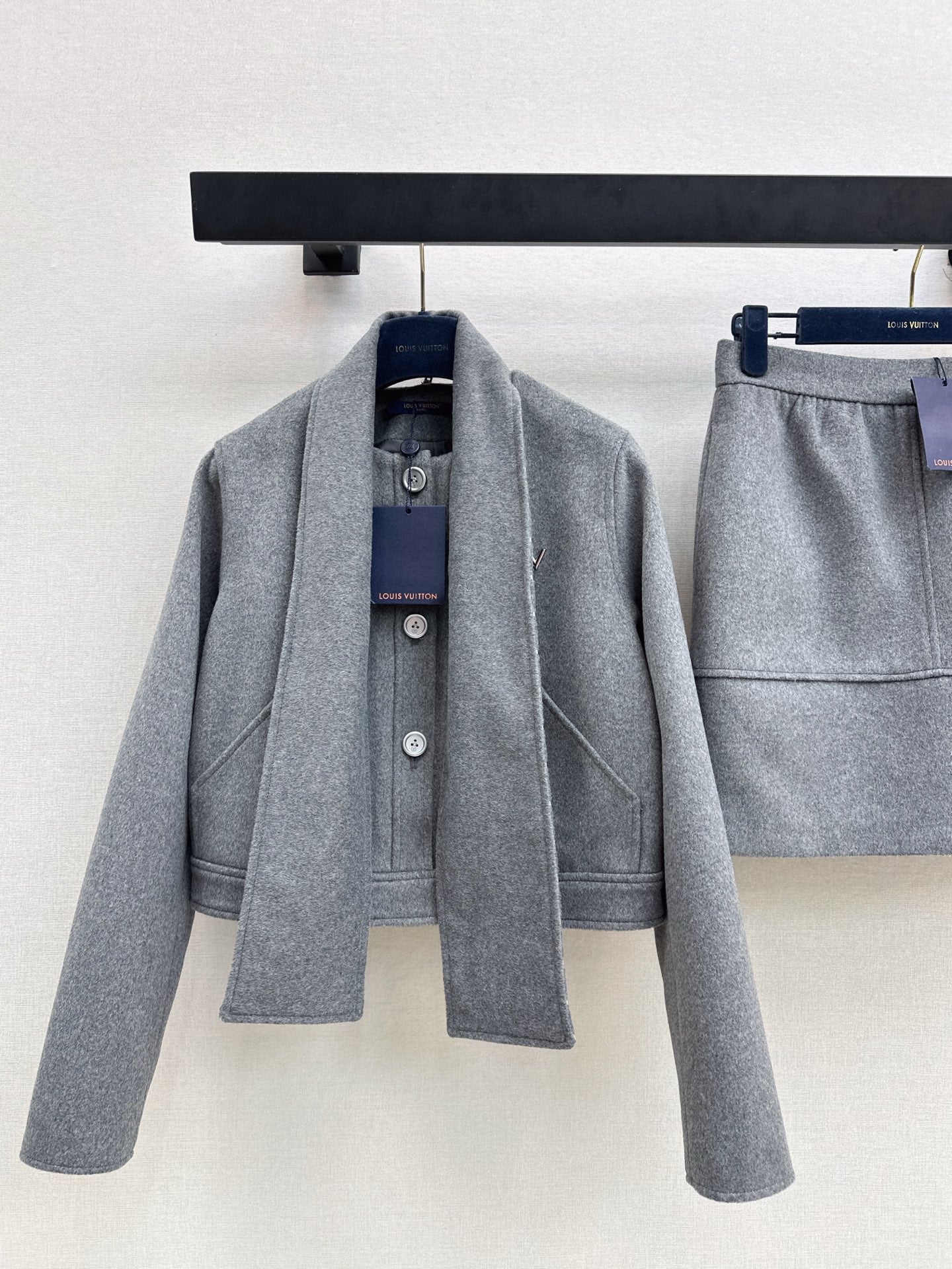 Louis NEW Woolen jacket  skirt set