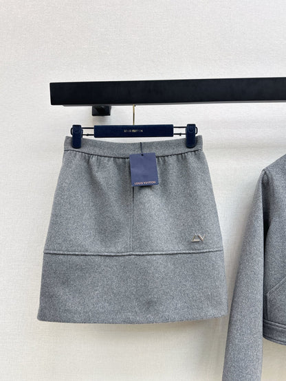 Louis NEW Woolen jacket  skirt set
