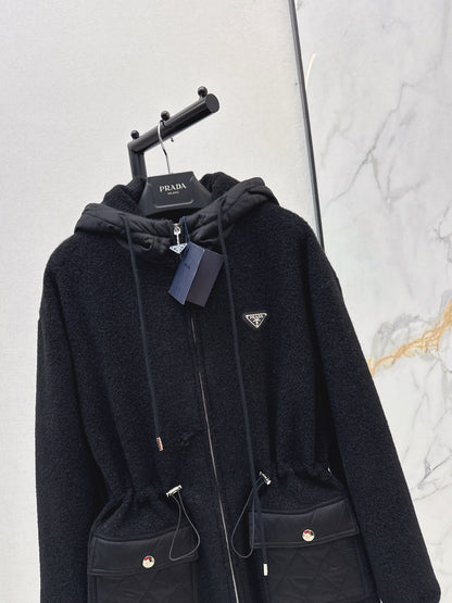 Pra NEW Hooded woolen jacket