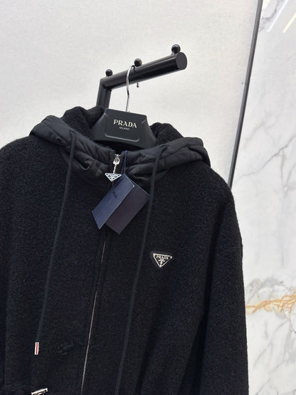 Pra NEW Hooded woolen jacket