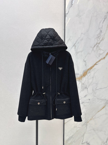 Pra NEW Hooded woolen jacket