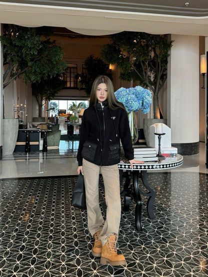 Pra NEW Hooded woolen jacket