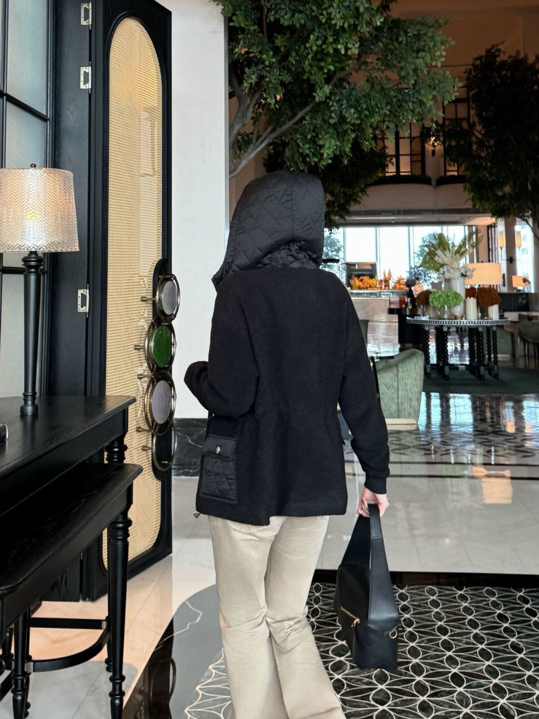 Pra NEW Hooded woolen jacket