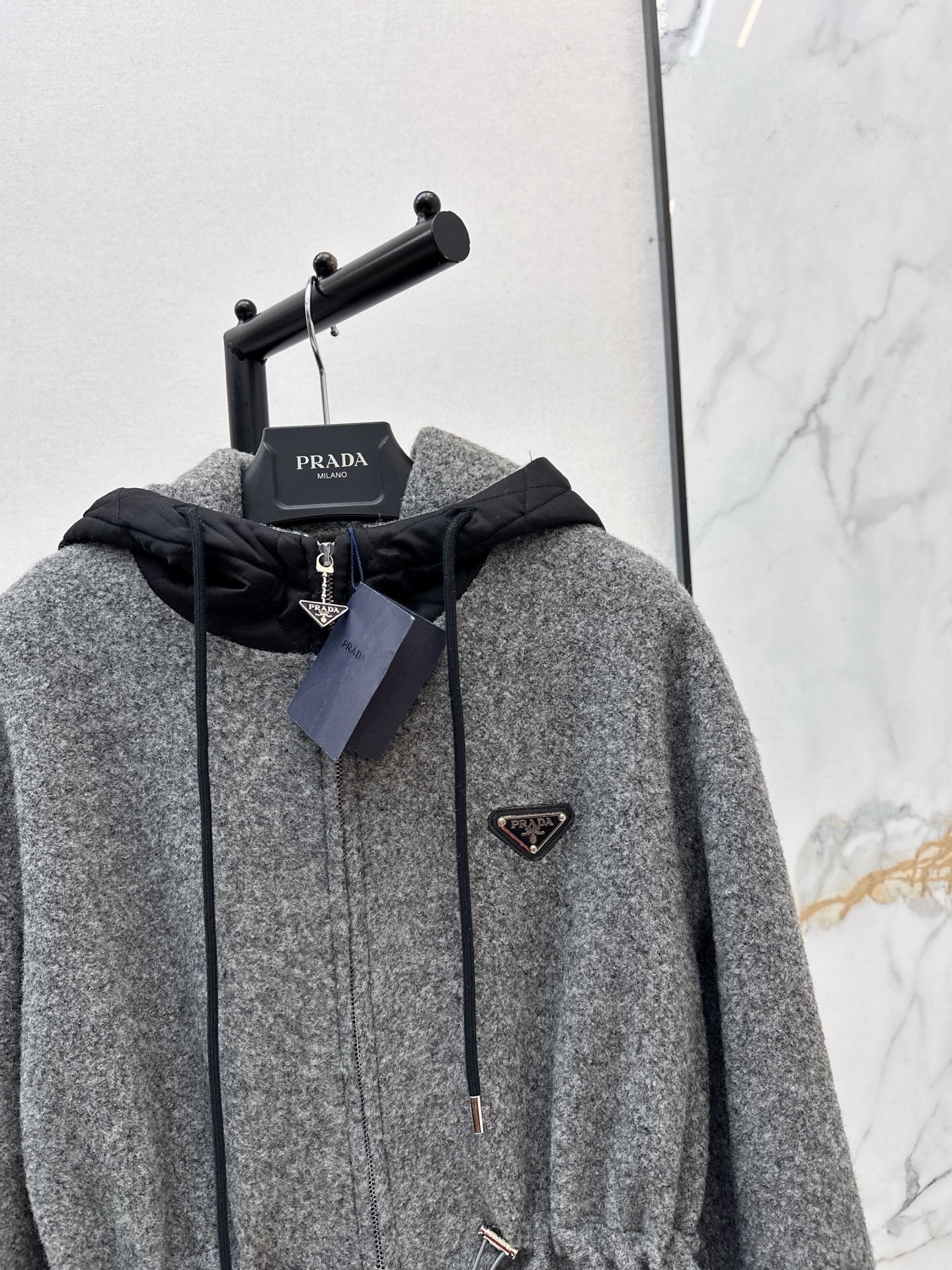 Pra NEW Hooded woolen jacket