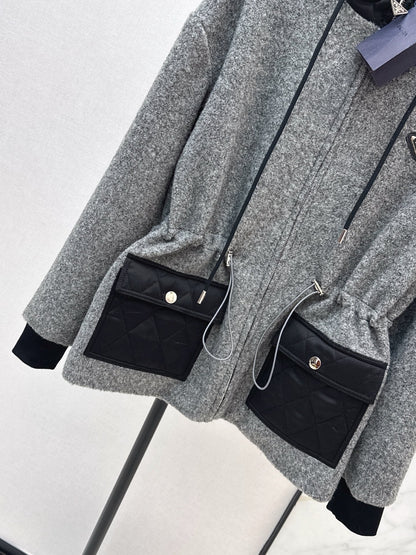 Pra NEW Hooded woolen jacket
